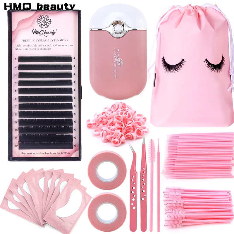 Eyelash Extension Fan - 268PCS Eyelash Extensions Brushes Set Professionele