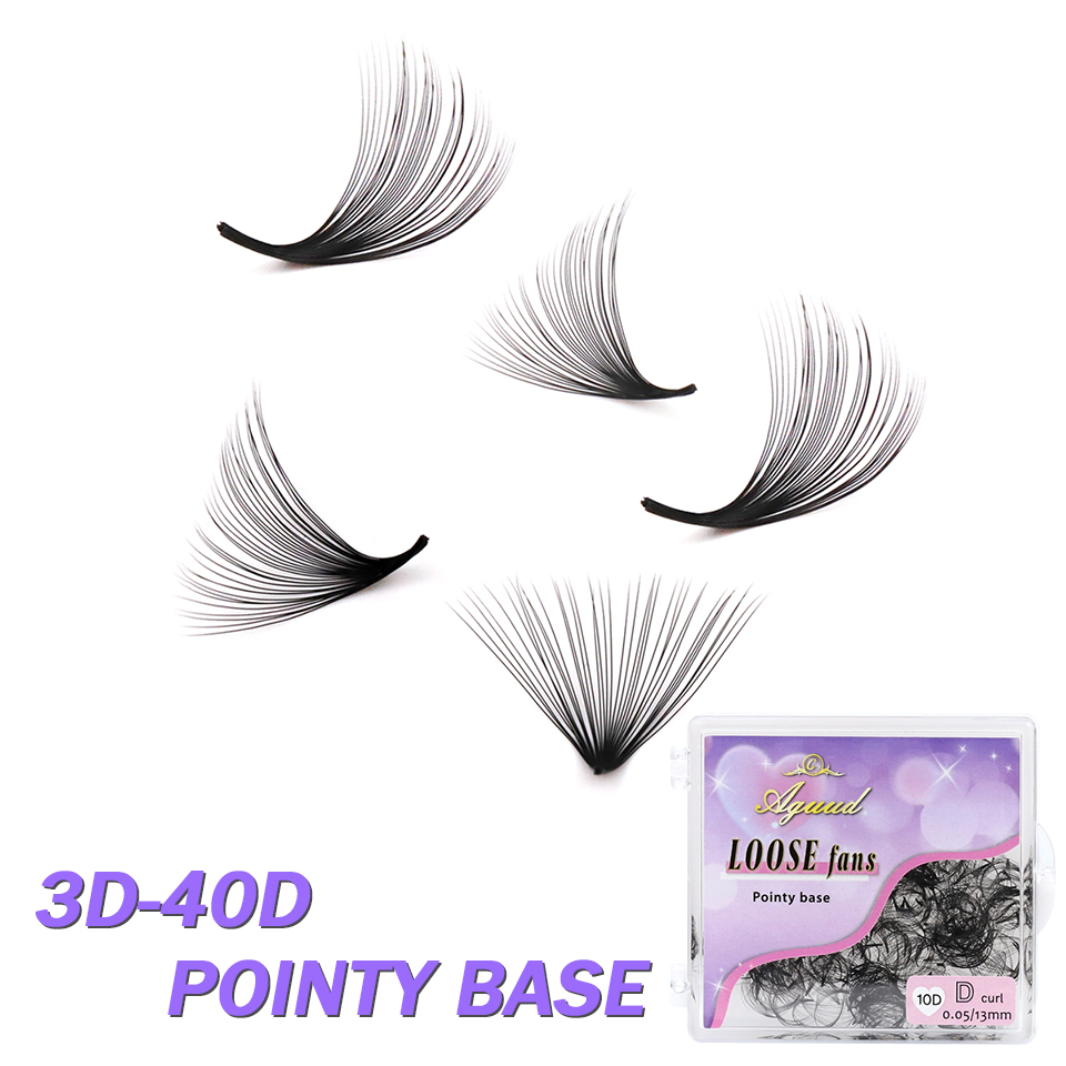Eyelash Extension Remover At Home - AGUUD 30D 40D Cluster Loose Fans
