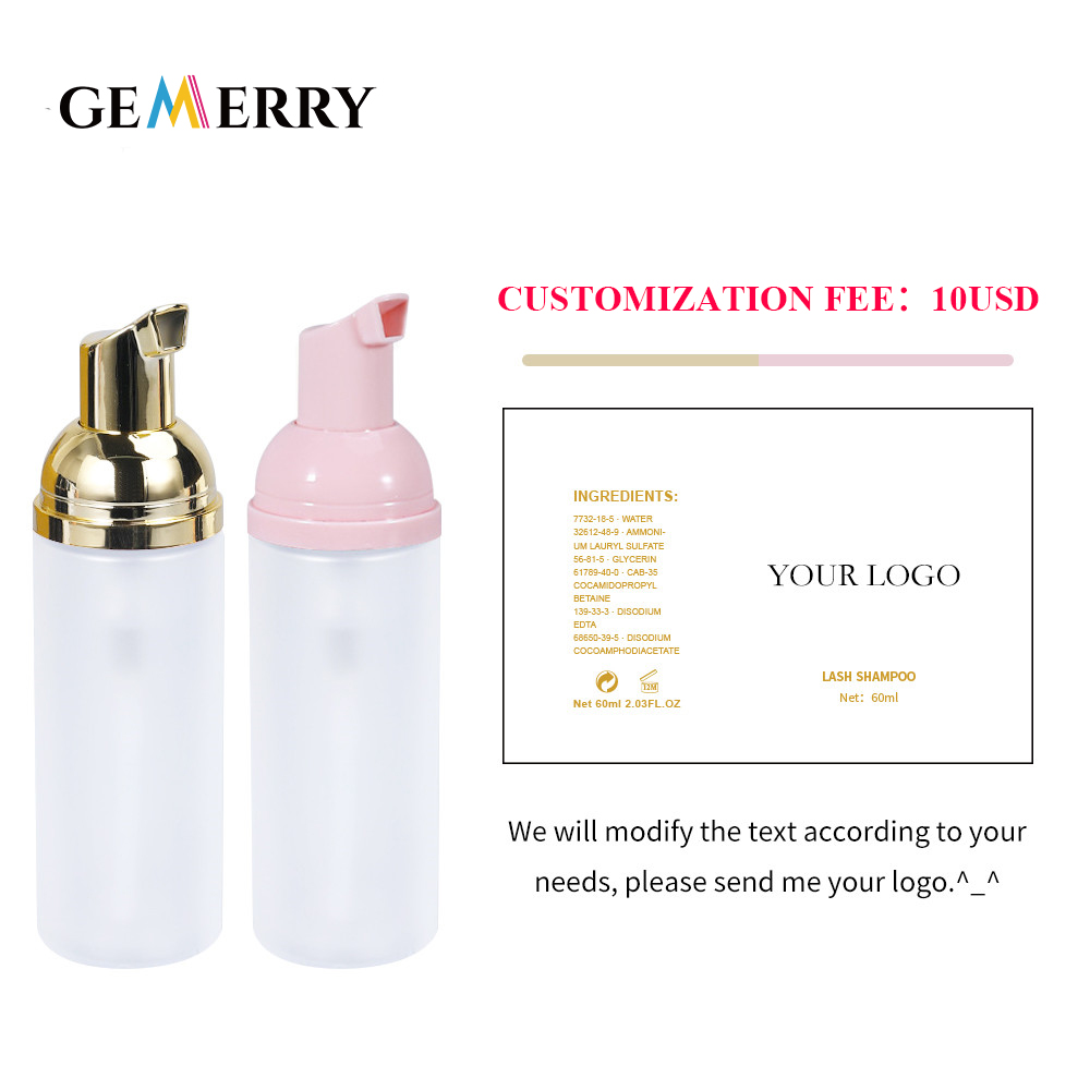 Eyelash Extension Foam Cleanser - Bọt 60Ml Làn Mi Sữa Rửa