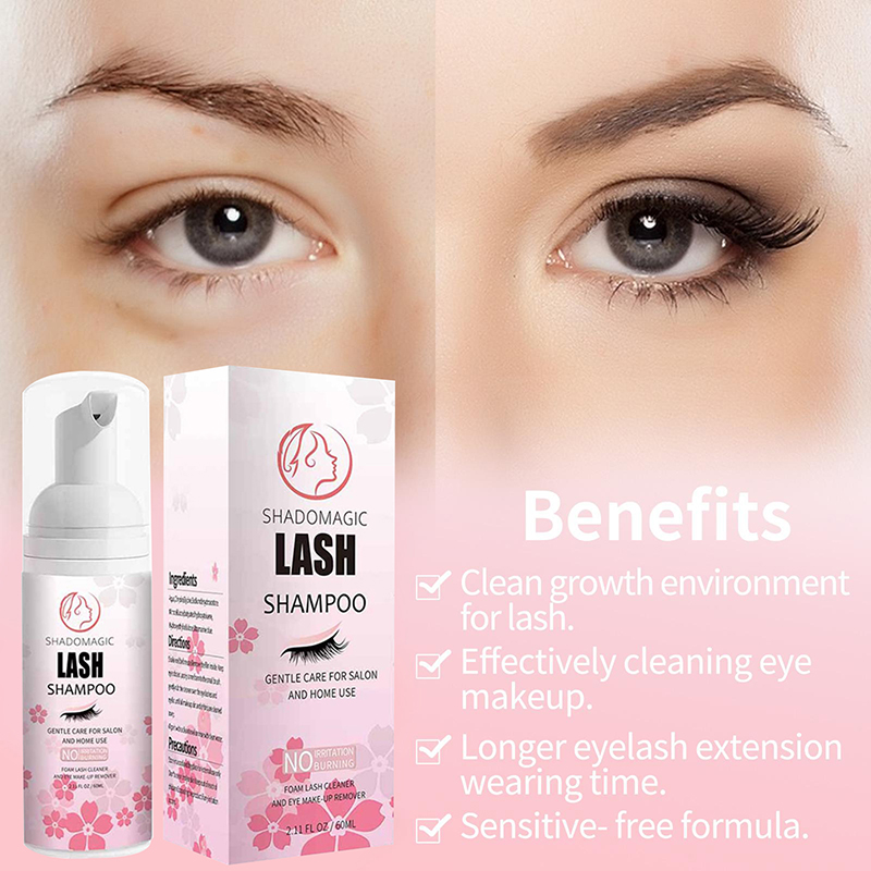 【A】60ML Fast Cleaning Lash Sha - đánh giá và giá Eyelash Extension Foam Cleanser