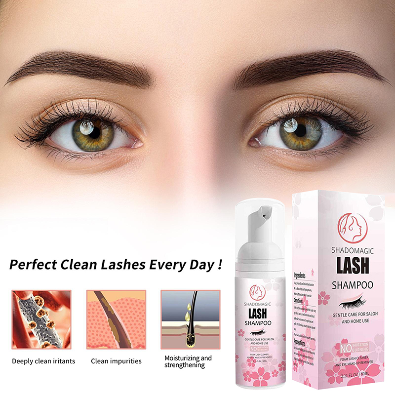 【A】60ML Fast Cleaning Lash Sha - đánh giá và giá Eyelash Extension Foam Cleanser