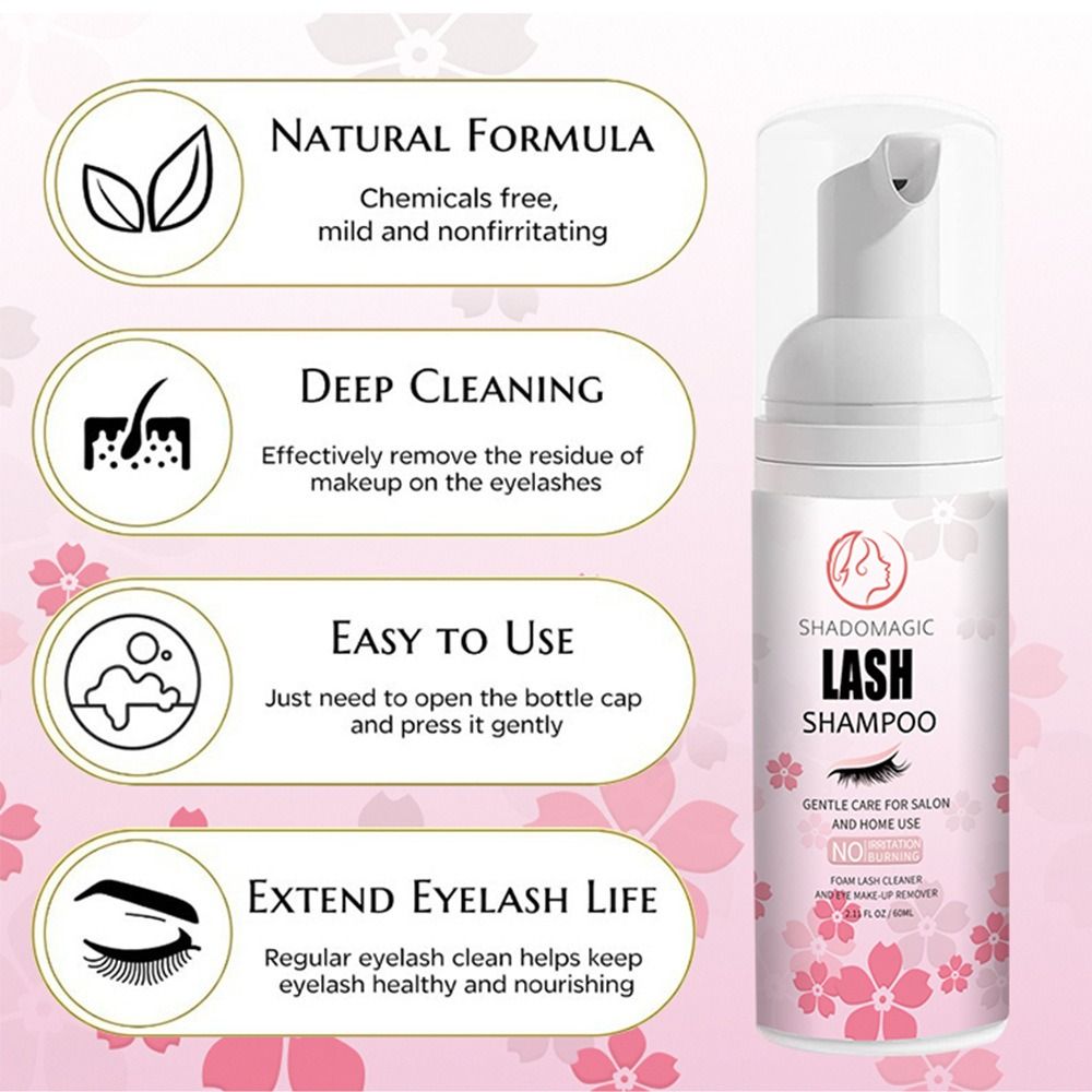 Gentle and Delicate Eyelash Cl - đánh giá và giá Eyelash Extension Foam Cleanser