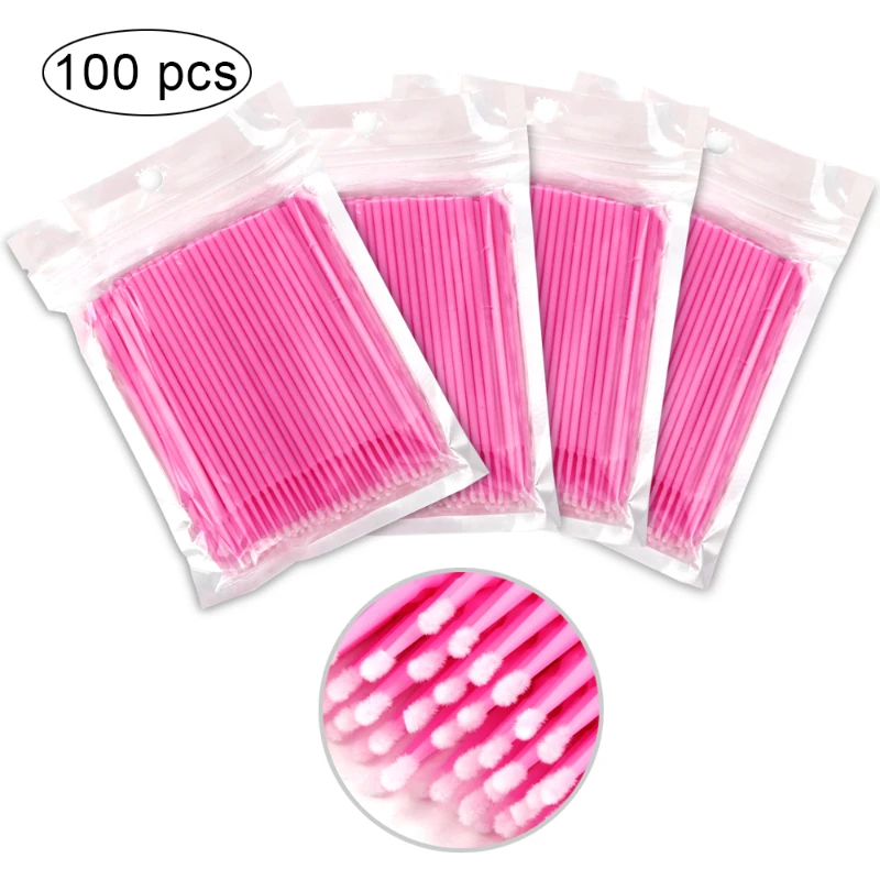 100Pcs/bag Disposable Eyelash  - đánh giá và giá Eyelash Extension Guide