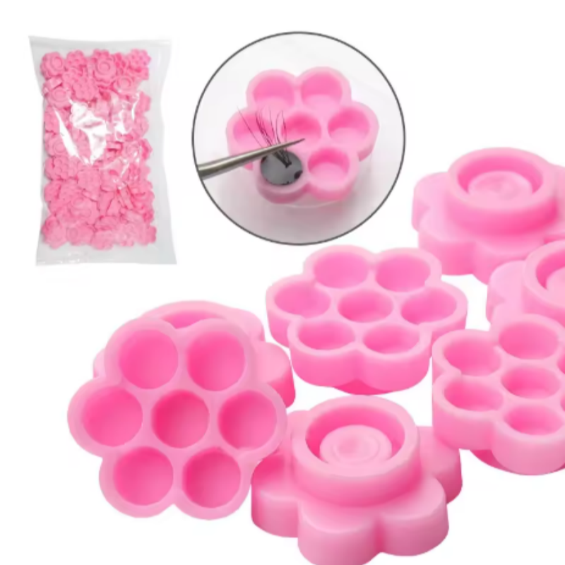 Eyelash Extension Pink Flower  - đánh giá và giá Eyelash Extension Examples