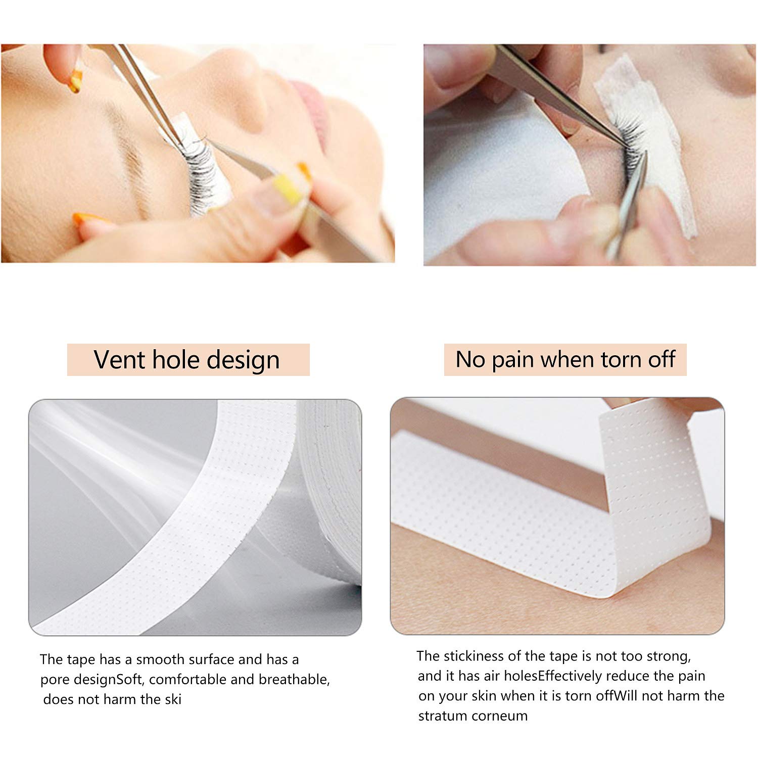 2/3 Rolls Japanese Insulating  - đánh giá và giá Eyelash Extension Japanese