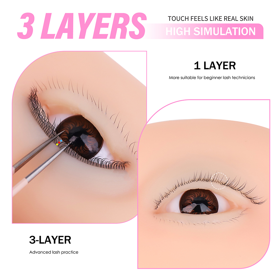 3 Layers Lashes Reusable Manne - đánh giá và giá Eyelash Extension Guide