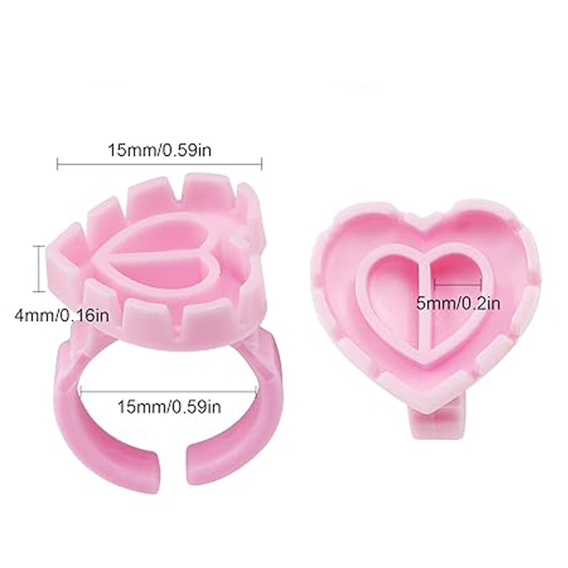 100pcs/bag Disposable Eyelash  - đánh giá và giá Eyelash Extension Examples