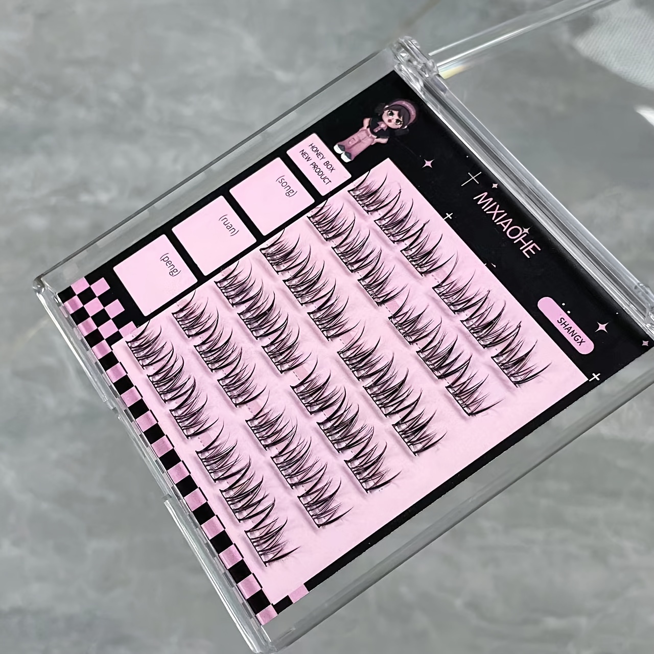 Mixiaohe Korean Pure Style Clu - đánh giá và giá Eyelash Extension Natural