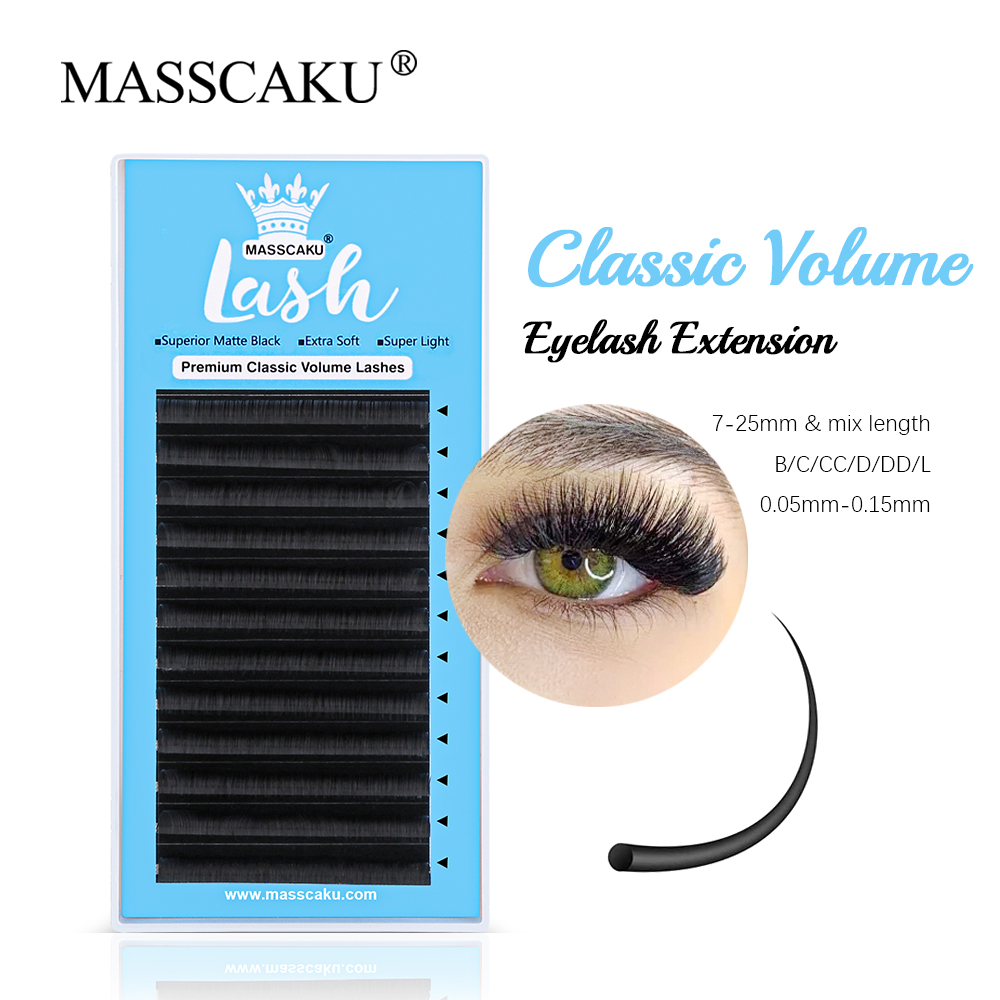 MASSCAKU 0.05/0.07/0.10/0.15mm - đánh giá và giá Eyelash Extension Review
