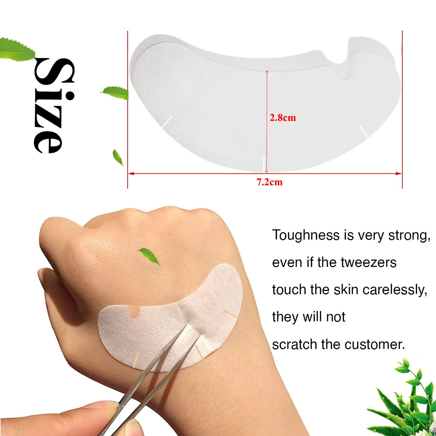 50/100PCS U Shape Eyelash Pads - đánh giá và giá Eyelash Extension Glasses