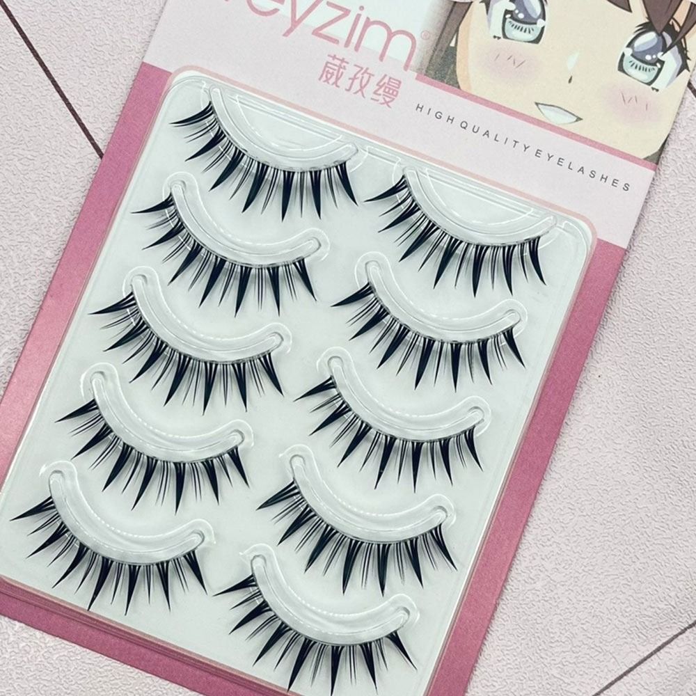 5 Pairs Pack Japanese Cosplay  - đánh giá và giá Eyelash Extension Japanese