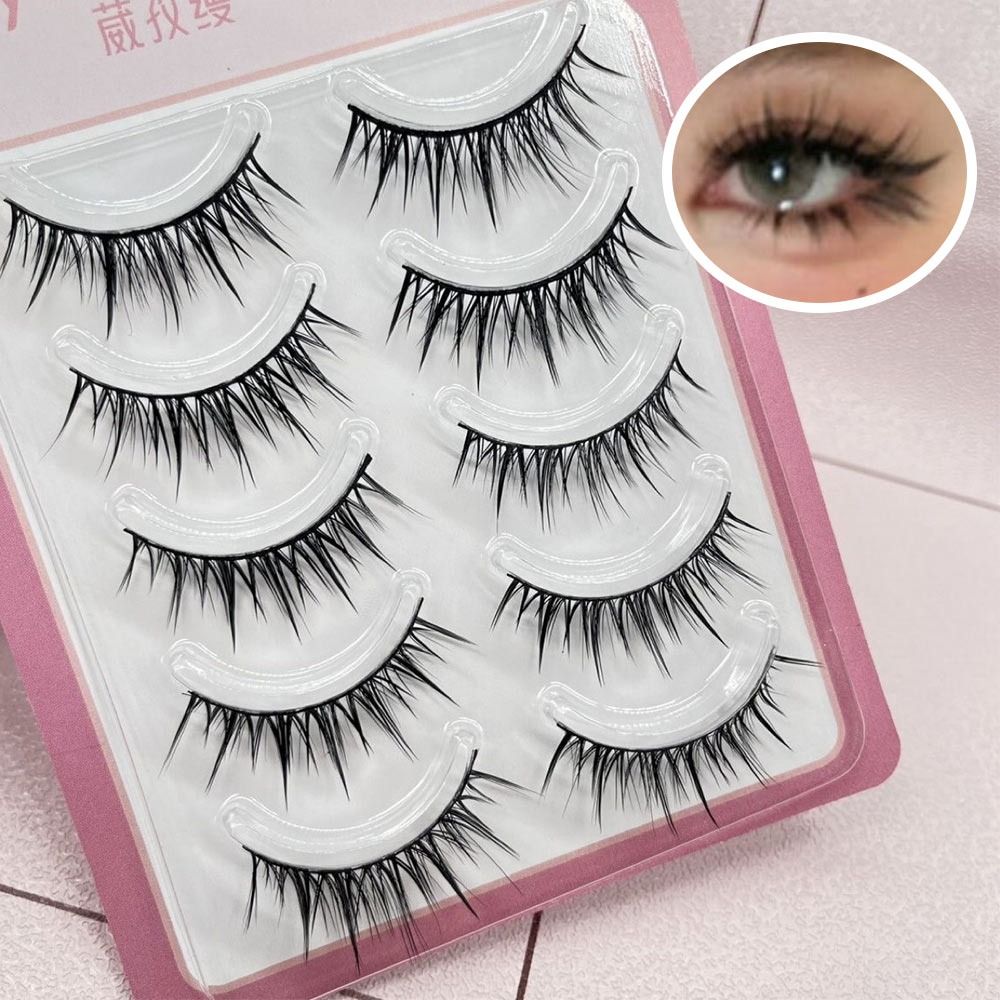 5 Pairs Pack Japanese Cosplay  - đánh giá và giá Eyelash Extension Japanese