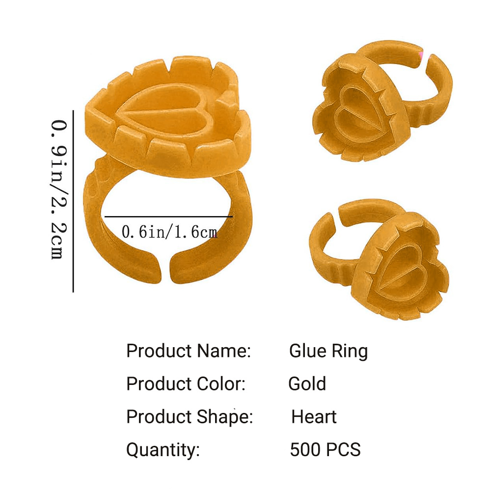 500PCS Glue Rings for Lash Ext - đánh giá và giá Eyelash Extension Guide
