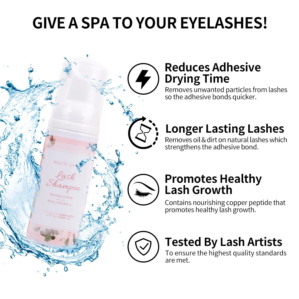 10 Chai 60Ml Mi Sữa Rửa Mặt Tạ - đánh giá và giá Eyelash Extension Foam Cleanser