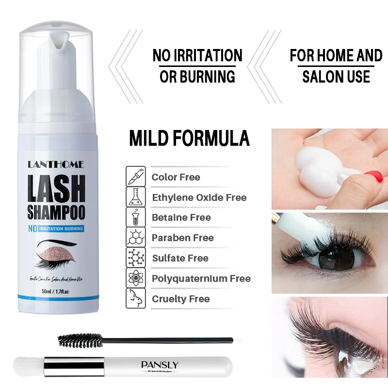 50ML Pro Eyelash Extension Sha - đánh giá và giá Eyelash Extension Foam Cleanser