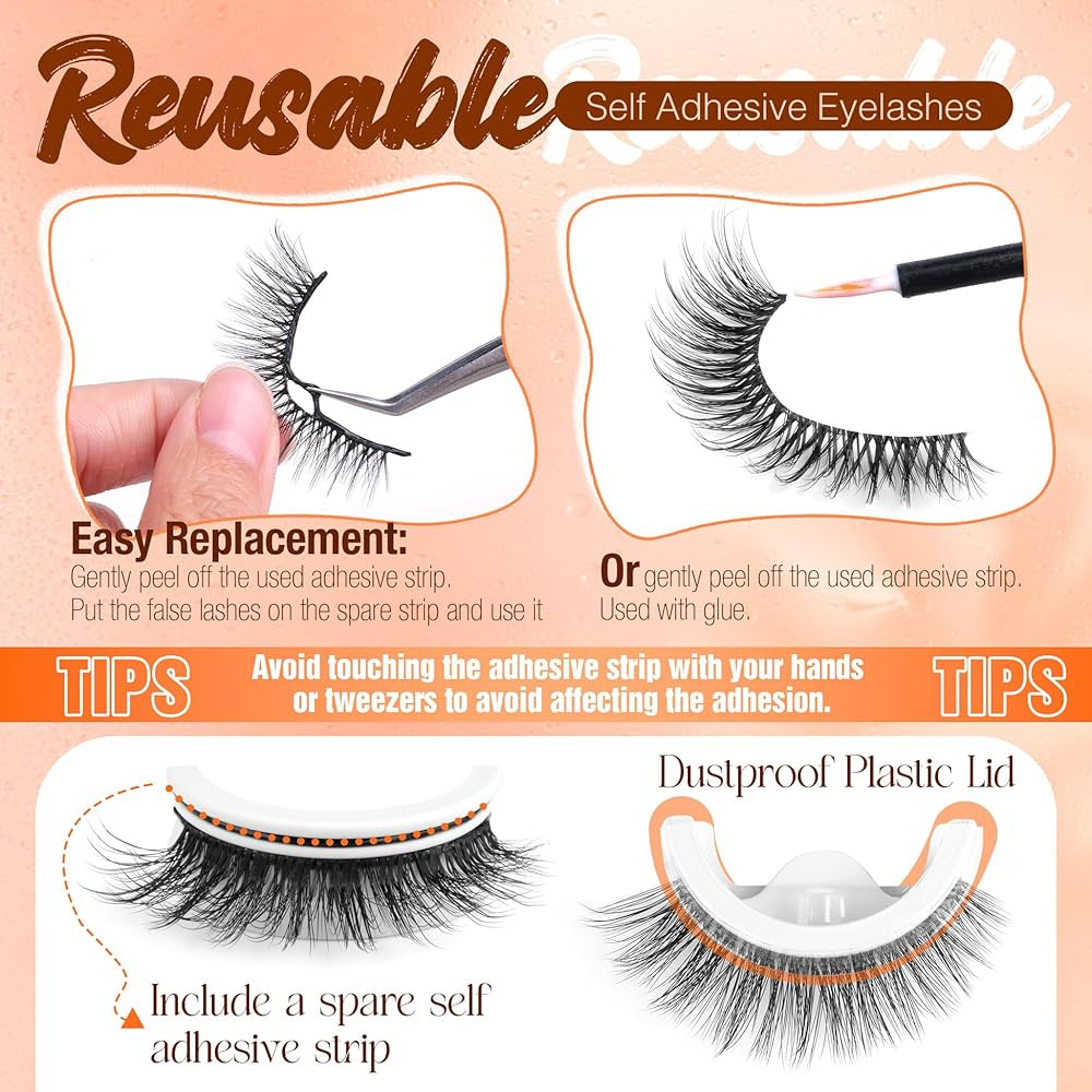 5 Pairs Pre glued half lashes  - đánh giá và giá Eyelash Extension Japanese