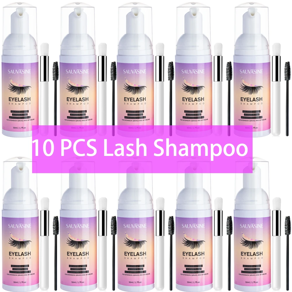 5/10PCS 50ML Eyelash Extension - đánh giá và giá Eyelash Extension Foam Cleanser