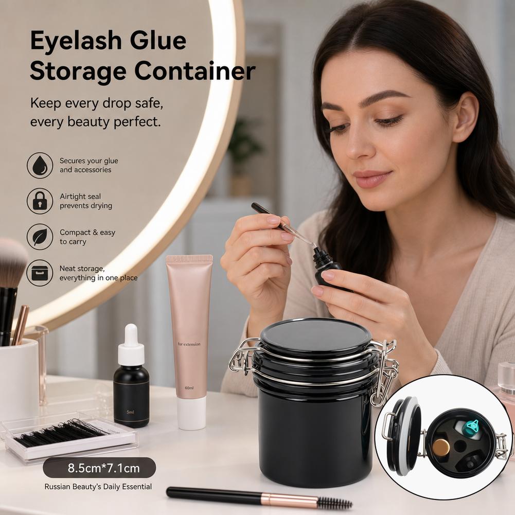 Eyelash Glue Storage Tank Airt - đánh giá và giá Eyelash Extension Examples