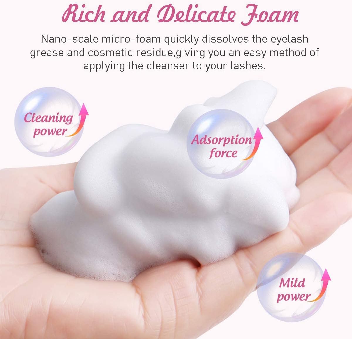 50ML Lanthome Pro Eyelash Exte - đánh giá và giá Eyelash Extension Foam Cleanser
