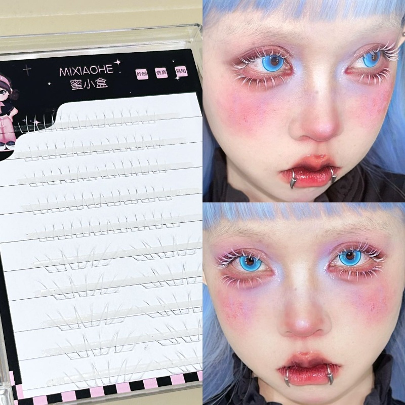Mixiaohe White Cat Paw Individ - đánh giá và giá Eyelash Extension Natural