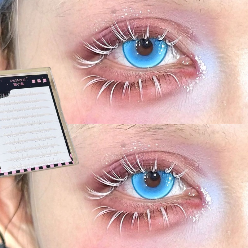 Mixiaohe White Cat Paw Individ - đánh giá và giá Eyelash Extension Natural
