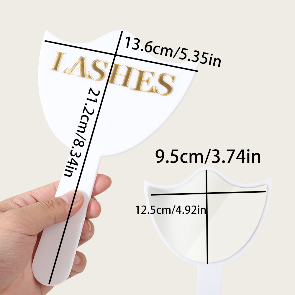 Acrylic Handheld Makeup Mirror - đánh giá và giá Eyelash Extension Equipment