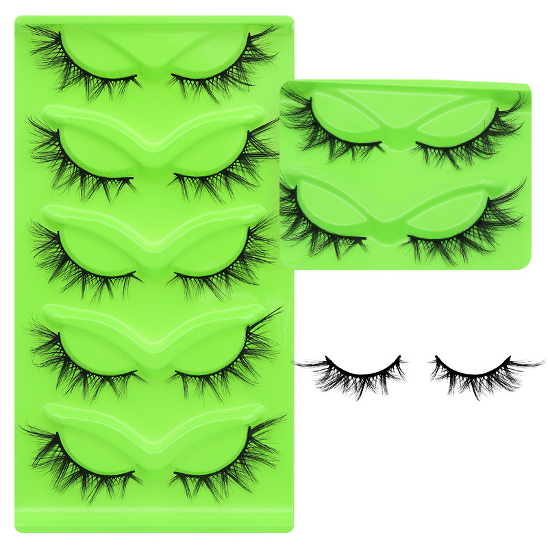 5 Pairs Thick Fluffy False Eye - đánh giá và giá Eyelash Extension Japanese