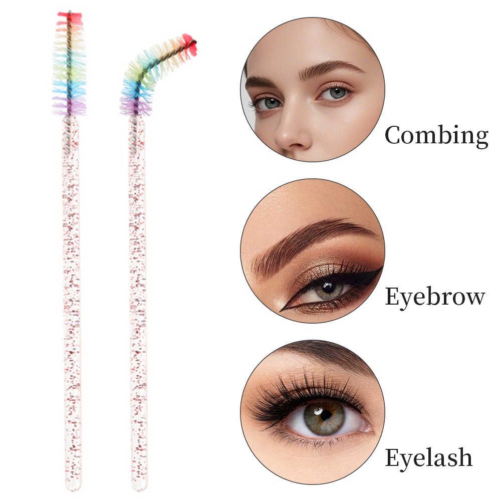 50PCS Rainbow Crystal Eyelash  - đánh giá và giá Eyelash Extension Remover At Home