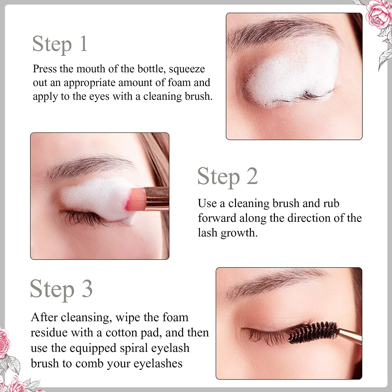50ML Eyelash Extension Cleanse - đánh giá và giá Eyelash Extension Foam Cleanser
