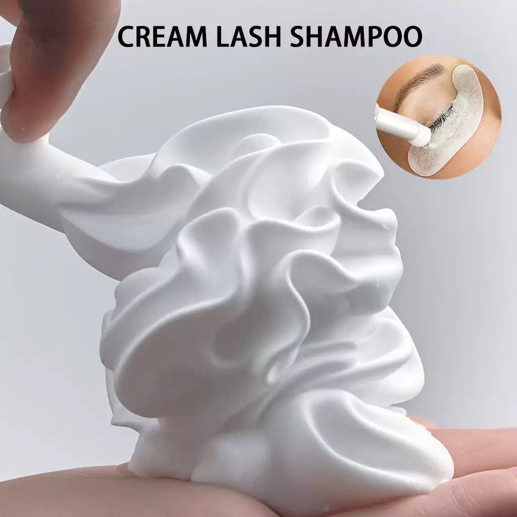 Custom Whipped Lash Cream Sham - đánh giá và giá Eyelash Extension Foam Cleanser