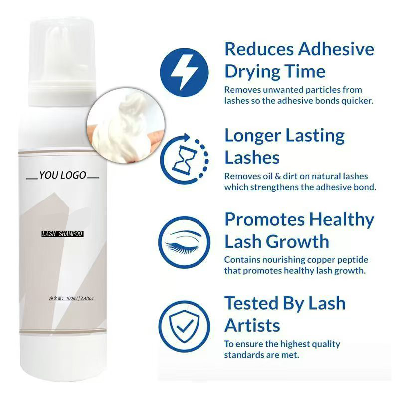 Custom Whipped Lash Cream Sham - đánh giá và giá Eyelash Extension Foam Cleanser