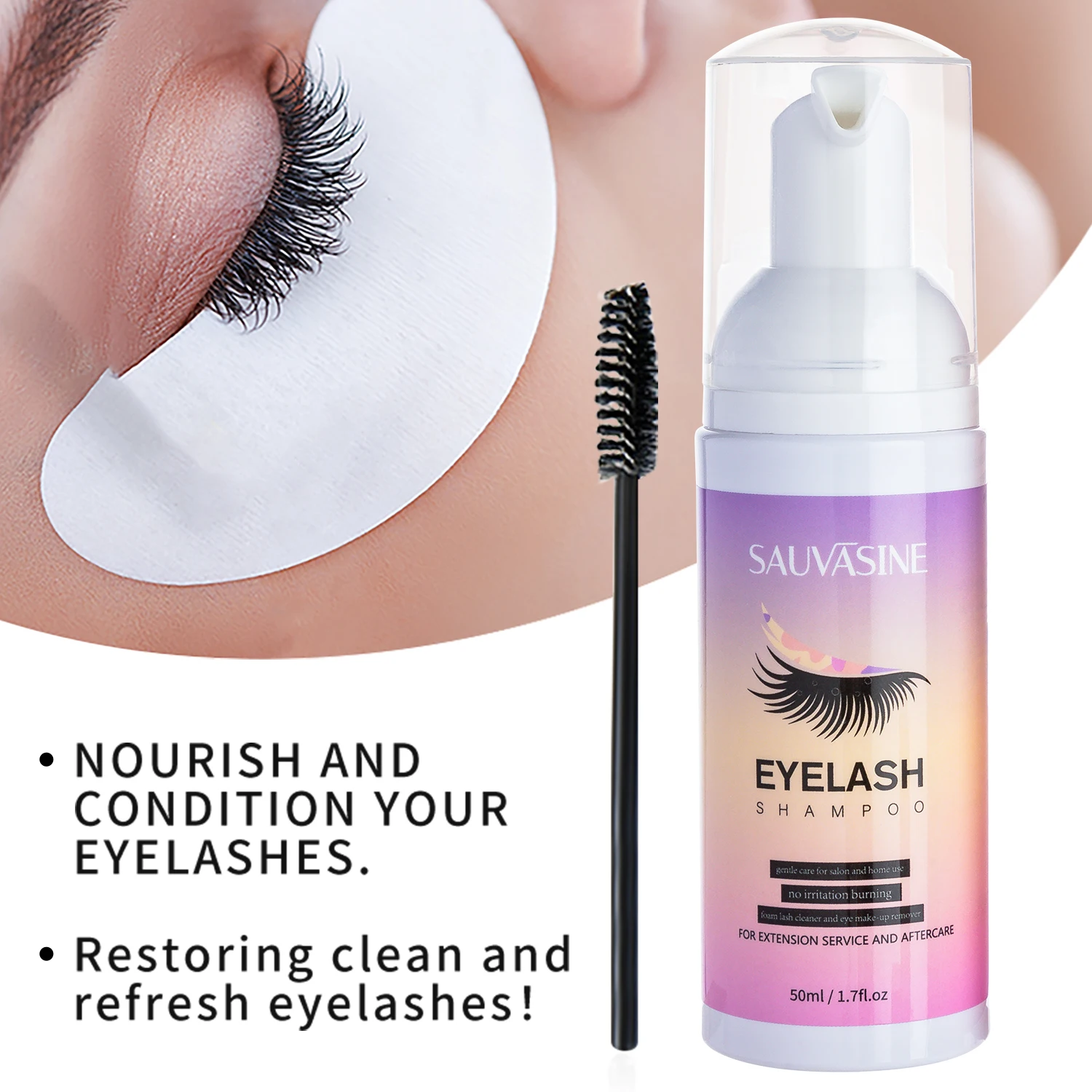 5/10PCS 50ML Eyelash Extension - đánh giá và giá Eyelash Extension Foam Cleanser