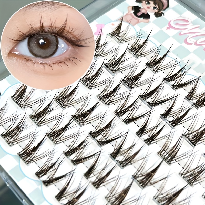 Mixiaohe Light Brown Glue Free - đánh giá và giá Eyelash Extension Natural