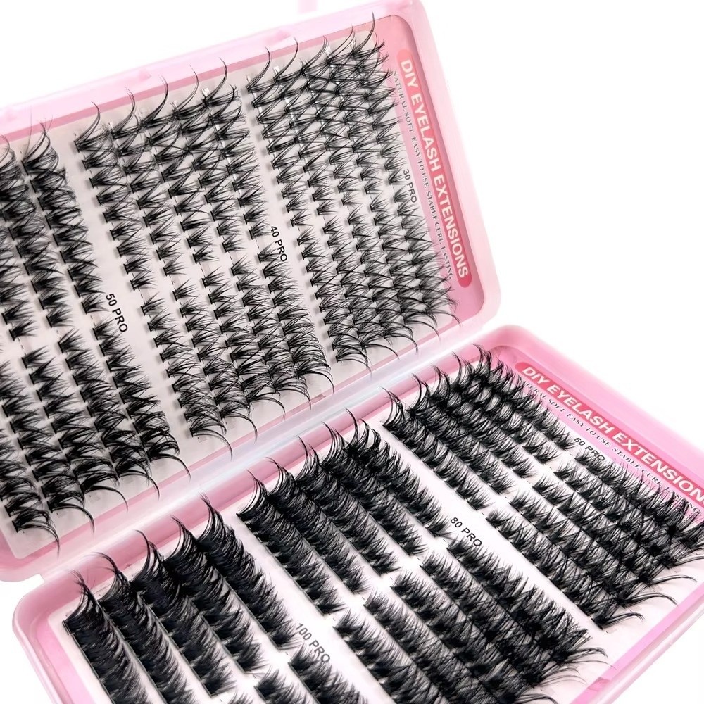 8-16mm Length False Eyelashes  - đánh giá và giá Eyelash Extension Fan