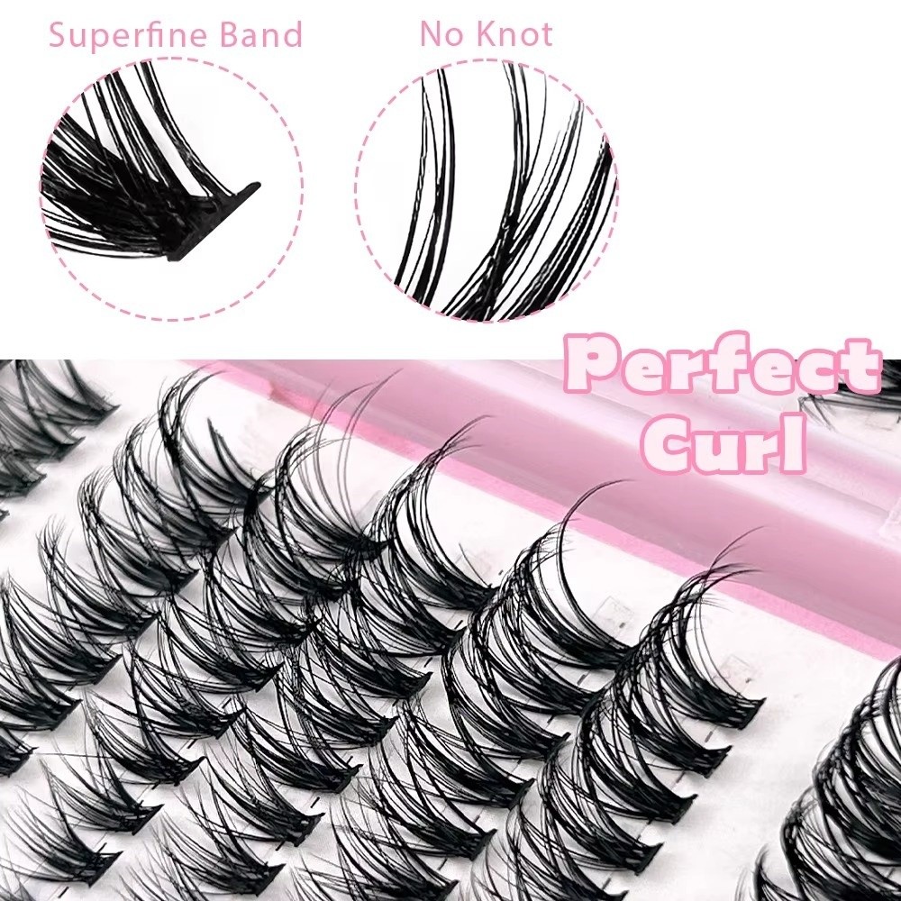 8-16mm Length False Eyelashes  - đánh giá và giá Eyelash Extension Fan