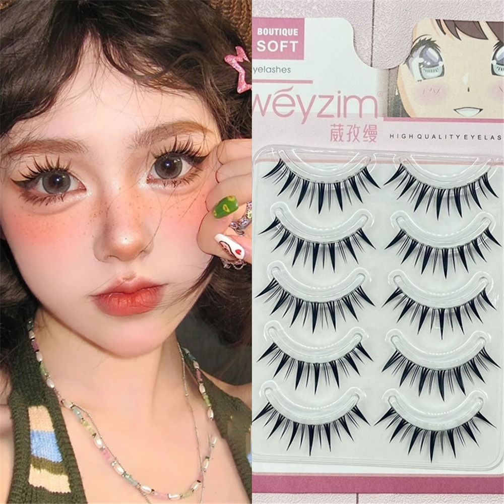5 Pairs Pack Japanese Cosplay  - đánh giá và giá Eyelash Extension Japanese