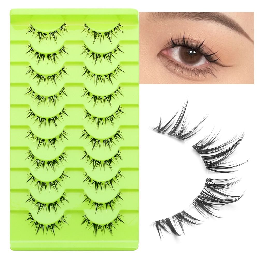 Black Japanese Cosplay False E - đánh giá và giá Eyelash Extension Japanese