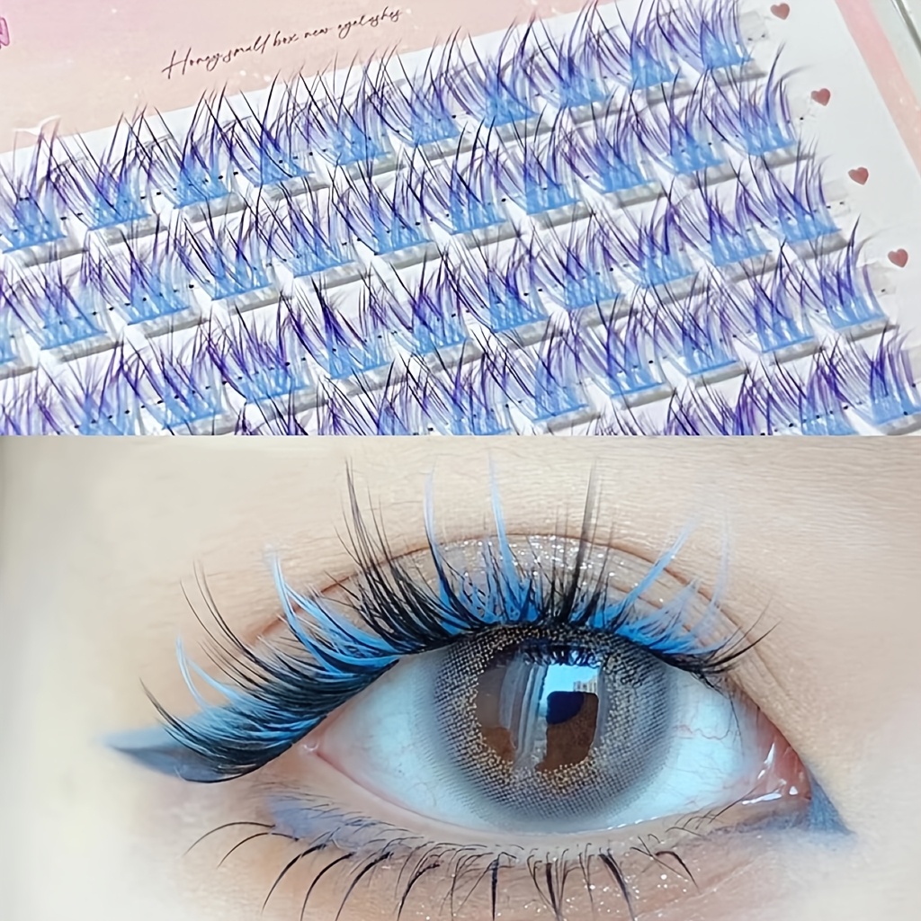 Mixiaohe Colorful Eyelashes 60 - đánh giá và giá Eyelash Extension Natural