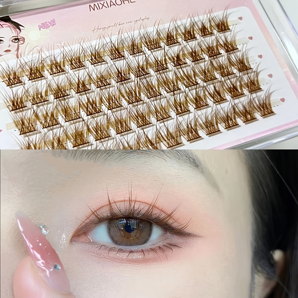 Mixiaohe Colorful Eyelashes 60 - đánh giá và giá Eyelash Extension Natural