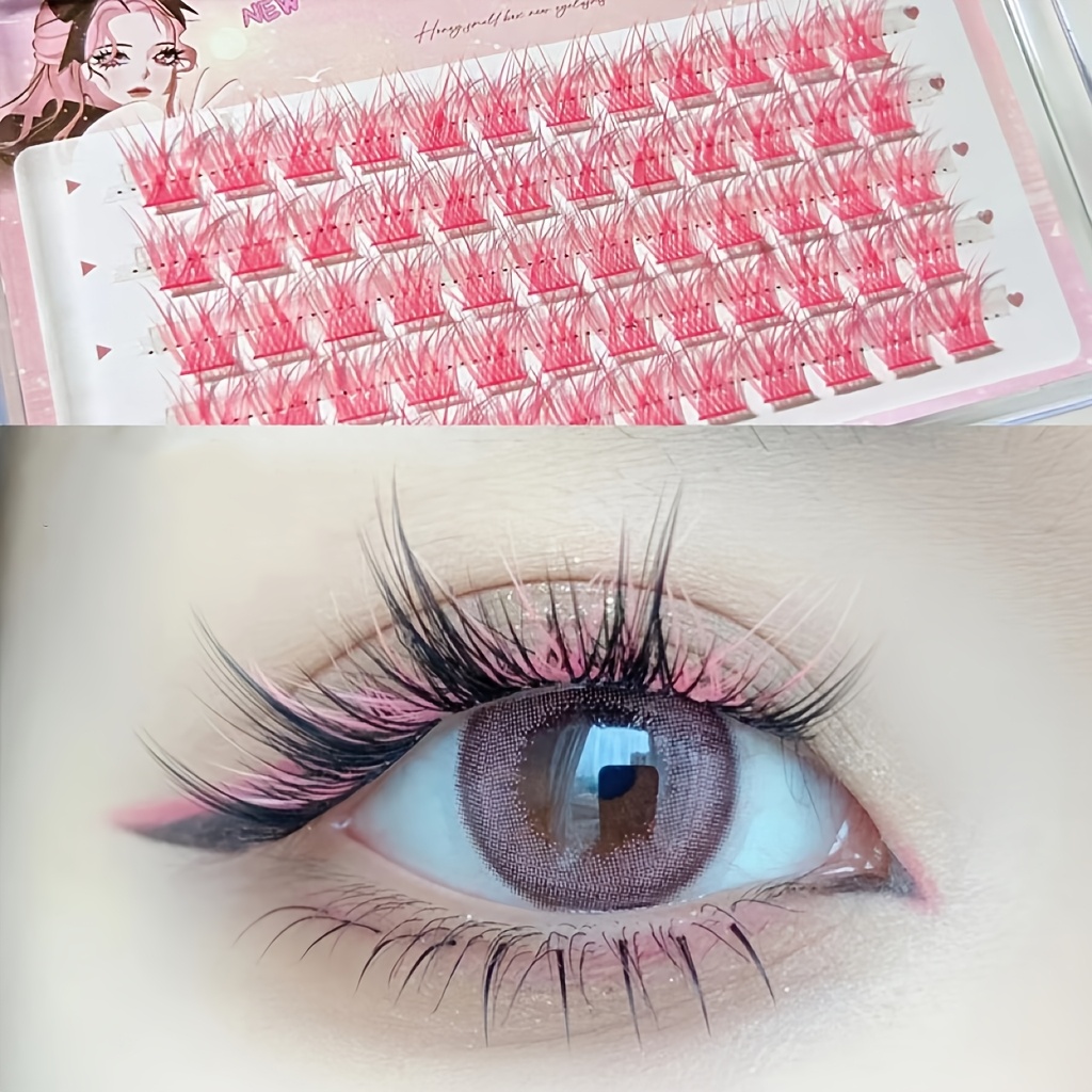 Mixiaohe Colorful Eyelashes 60 - đánh giá và giá Eyelash Extension Natural