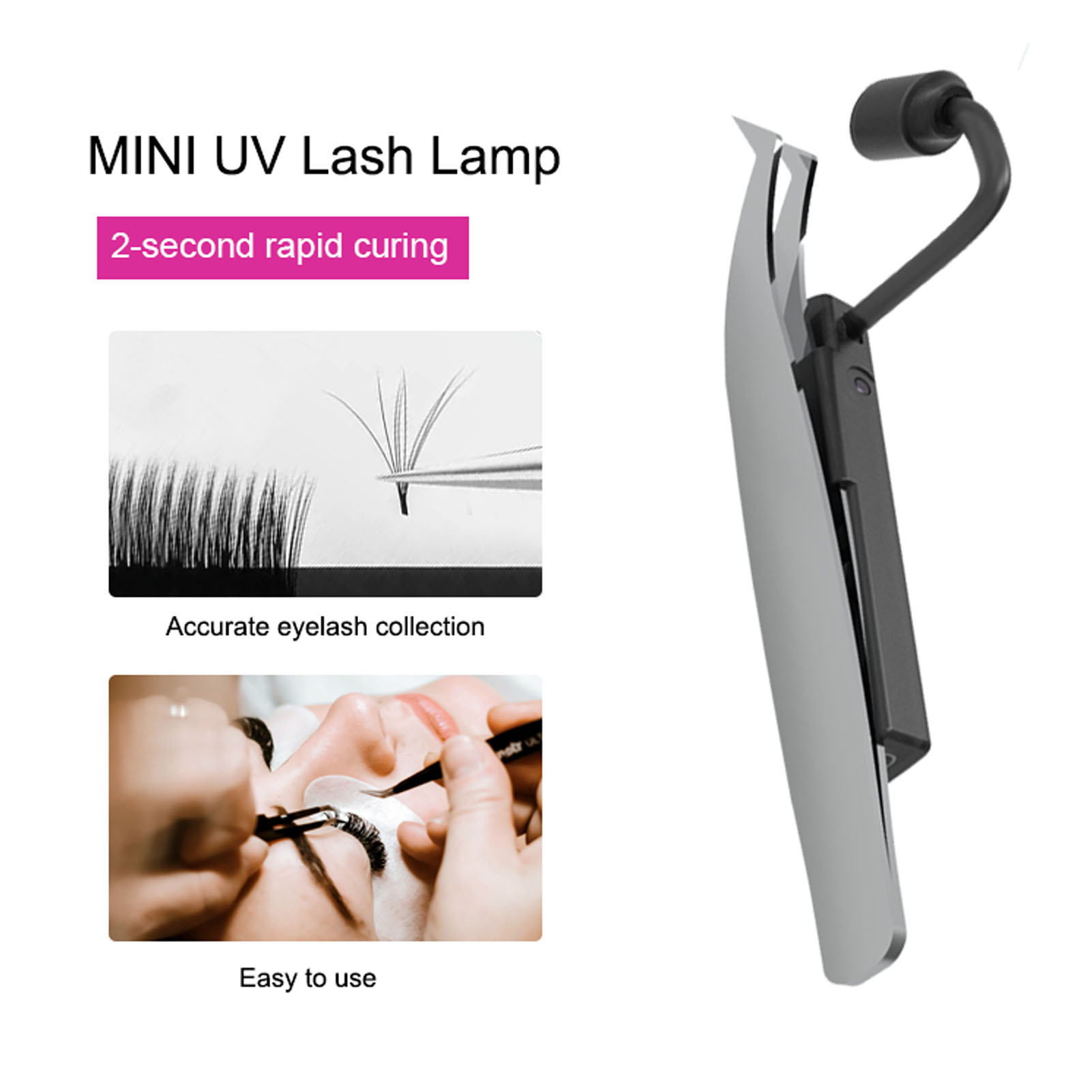 LED Lash Lamp 1W 395nm Fast Gl - đánh giá và giá Eyelash Extension Examples