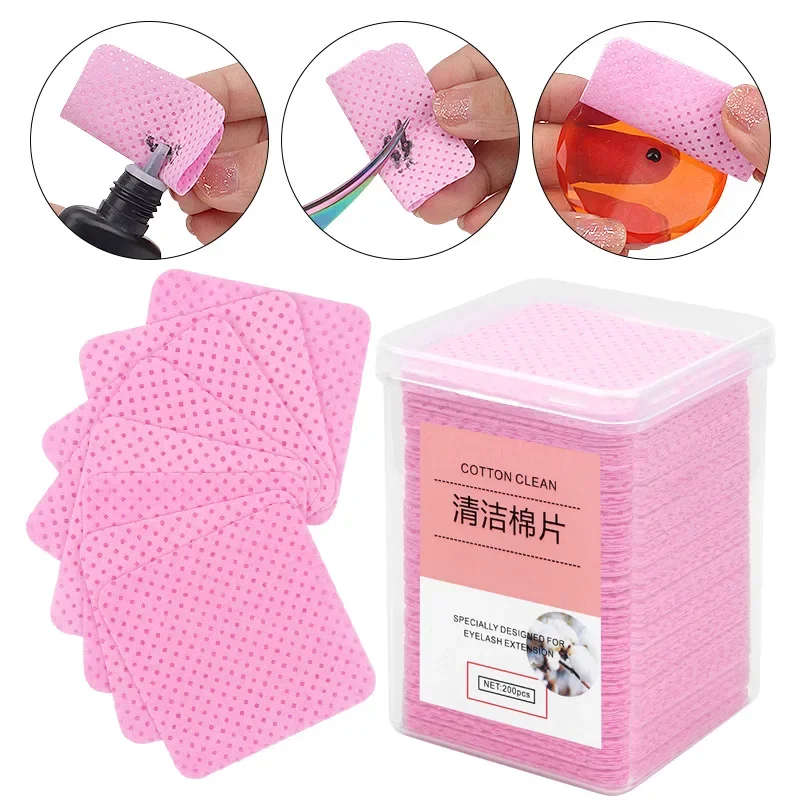 Eyelash Glue Remover Wipe 200P - đánh giá và giá Eyelash Extension Glasses
