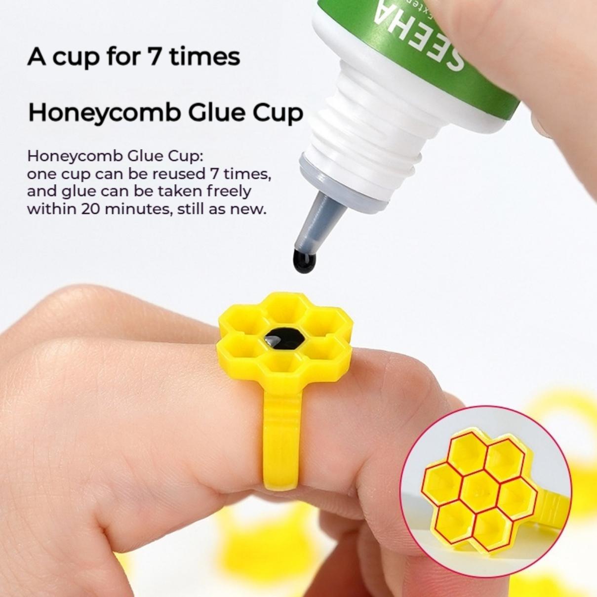 50PCS Holder Ring Cups for Eye - đánh giá và giá Eyelash Extension Guide