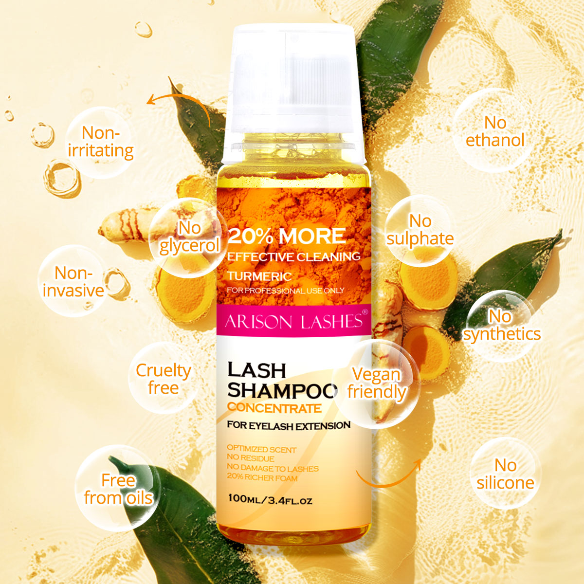 100Ml Làn Mi Dầu Gội Tập Trung - đánh giá và giá Eyelash Extension Foam Cleanser