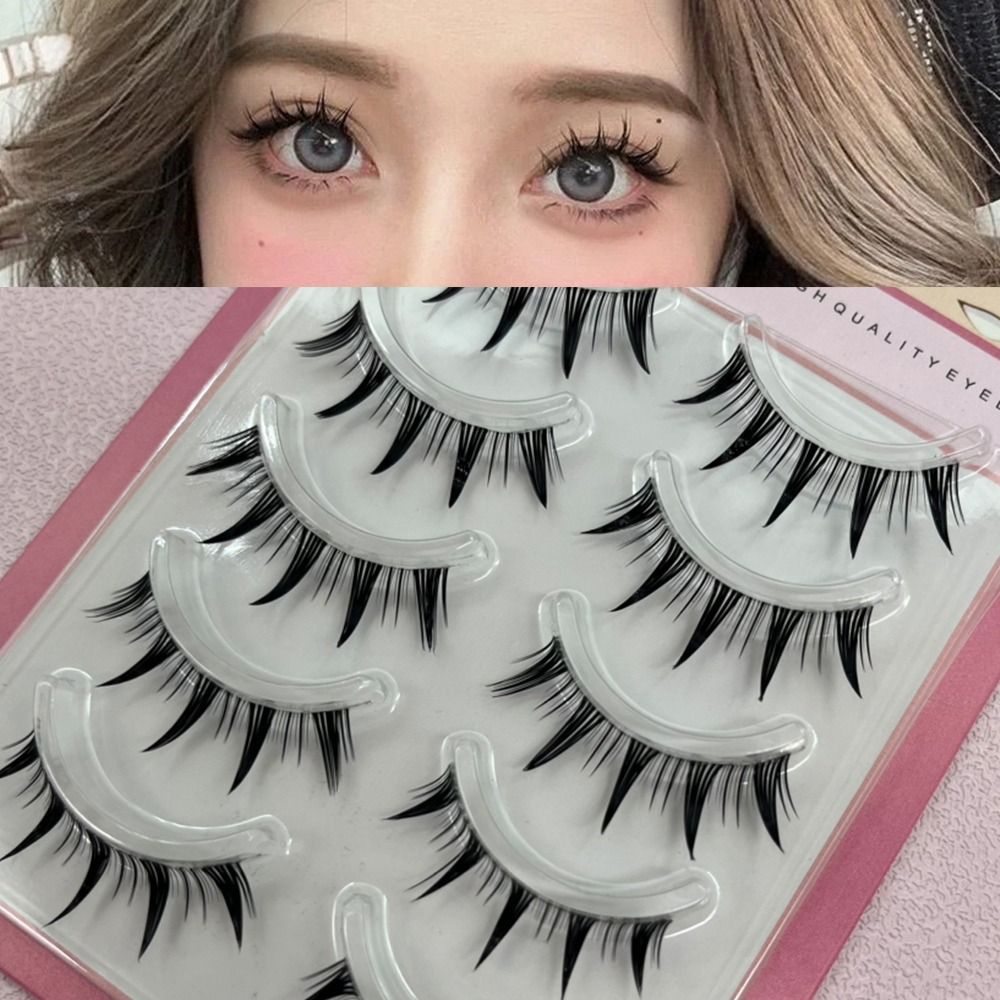 5 Pairs Pack Japanese Cosplay  - đánh giá và giá Eyelash Extension Japanese