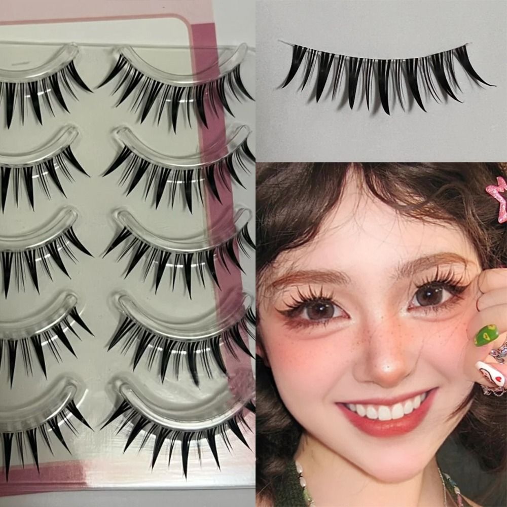 5 Pairs Pack Japanese Cosplay  - đánh giá và giá Eyelash Extension Japanese