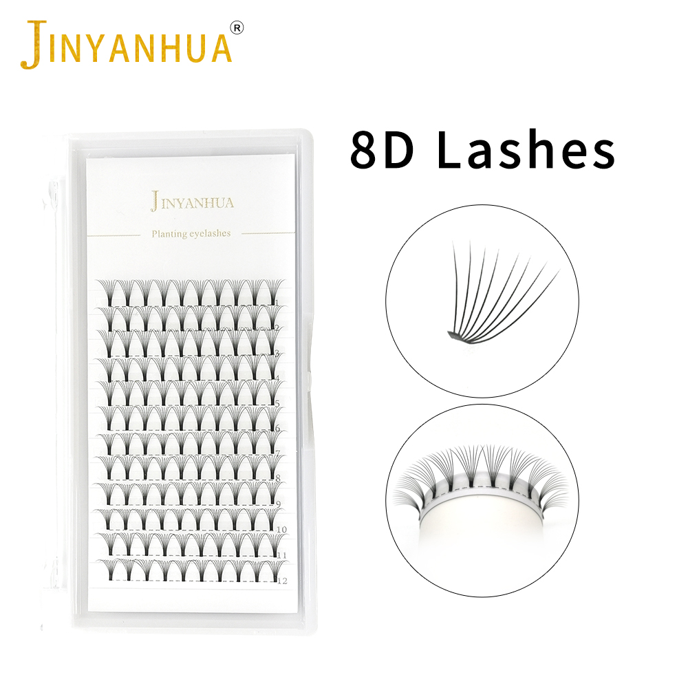 JINYANHUA 8D Người Hâm Mộ Cây  - đánh giá và giá Eyelash Extension Review