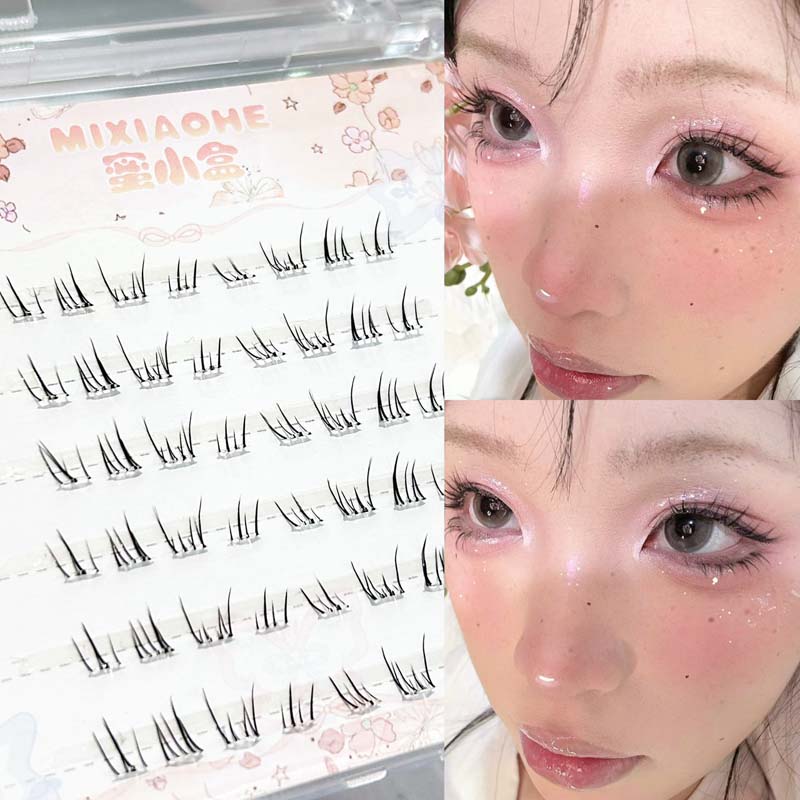 Mixiaohe Starry Manga Lower La - đánh giá và giá Eyelash Extension Natural