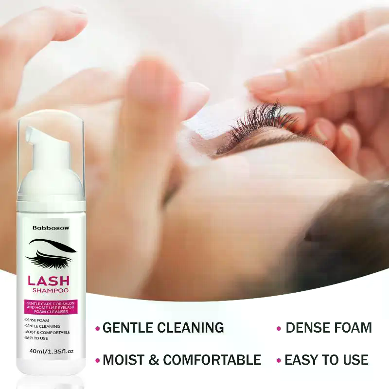 40ml Eyelash Extension Shampoo - đánh giá và giá Eyelash Extension Foam Cleanser