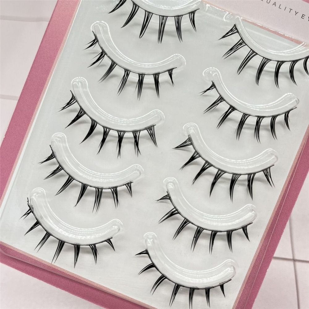 5 Pairs Pack Japanese Cosplay  - đánh giá và giá Eyelash Extension Japanese